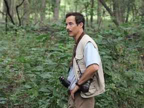 In The Birder, Tom Cavanagh stars as a mild mannered birder seeking revenge on a younger rival, after losing the highly coveted Head of Ornithology position at the fictional Pelee Provincial Park.