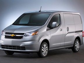 The 2015 Chevrolet City Express will be available in dealerships in Canada in the fall of 2014. (Courtesy of General Motors)