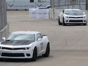 Chevy Camaros at the Detroit Belle Isle Grand Prix on May 20, 2014. (Dan Janisse/The Windsor Star)