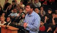 St. Gregory School parent Mike Rohrer, spoke about options for the Windsor-Essex Catholic District School Board regarding the closure of schools, during a meeting at Holy NamesTuesday May 27, 2014. (NICK BRANCACCIO/The Windsor Star)