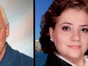 Windsor Ward 9 candidate Hank Van Aspert (left) and Ward 10 candidate Maria Fernandes (right) in undated promotional images. (Handout / The Windsor Star)