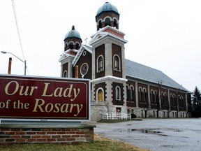 Windsor's Our Lady of the Rosary Church on Riverside Drive East is shown in this 2012 file photo. (Nick Brancaccio / The Windsor Star)