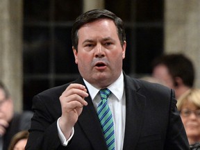 Minister of Employment and Social Development Jason Kenney responds to a question during question period in the House of Commons on Parliament Hill in Ottawa on Thursday, May 8, 2014. (Sean Kilpatrick/The Canadian Press)