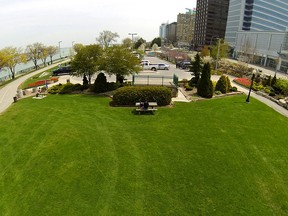 Birds-eye view pics from drone copter on downtown Windsor, Ont. riverfront. (RICK DAWES/The Windsor Star)