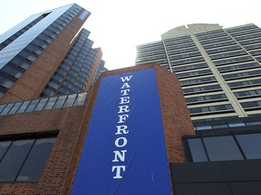 The Waterfront Hotel is shown Tues. May 13, 2014, in downtown Windsor, Ont. About 50 Unifor local 195 workers are poised for to on strike. The new owners are Vrancor Group and Farhi Holdings.  (DAN JANISSE/The Windsor Star)