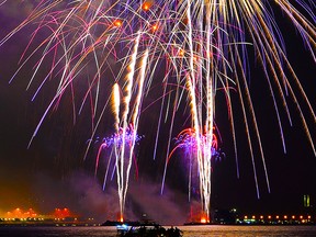 Fireworks explode over the Detroit River in 2013. This year's Ford Fireworks Display is set for June 23.