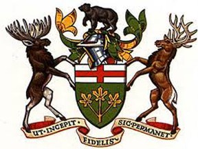 The Ontario Coat of Arms