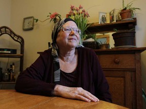 Brenda Senechal in her home in Windsor on Friday, May 2, 2014. Brenda is dying from a rare form of cancer and is hoping to attend her daughters wedding in Australia. They are planning to host a fundraiser to help pay for the trip.                         (TYLER BROWNBRIDGE/The Windsor Star)