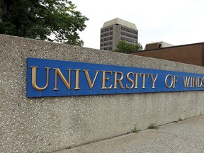 A sign on the University of Windsor campus is shown in this 2011 file photo. (Tyler Brownbridge / The Windsor Star)