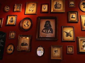 In this file photo, the interior of Villains Beastro is pictured in Windsor on Tuesday, August 16, 2011. The walls of the bar are filled with portraits of classic villains.                    (TYLER BROWNBRIDGE / The Windsor Star)