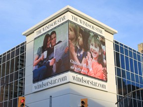 The exterior of The Windsor Star's building at 300 Ouellette Ave. is shown in this May 2013 file photo. (Jason Kryk / The Windsor Star)