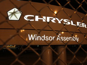 The Chrysler Windsor Assembly Plant is shown in this September 2012 photo. (JASON KRYK/  The Windsor Star)