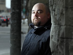 Detective Shane Henderson, photographed in downtown Ottawa Wednesday, vividly remembers rescuing Mary from a hotel room - where she was being trafficked from.  (Julie Oliver/Ottawa Citizen)