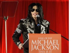 Five years after Michael Jackson's untimely death at age 50, the singer remains a pop culture powerhouse, proving to be just as big a moneymaker in death as in life. Jackson’s death returned him to the top of the record charts and quickly generated hundreds of millions of dollars through deals for new albums and a movie created from his final rehearsals for his planned “This Is It” comeback concerts. (AP Photo/Joel Ryan, File)