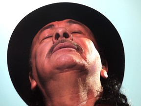 Carlos Santana performs Monday, June 9, 2014, at the Colosseum at Caesars Windsor. (DAN JANISSE/The Windsor Star)