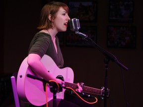 Keats Conlon performs in the Windsor Star News Cafe in Windsor on Friday, June 20, 2014. (Tyler Brownbridge/The Windsor Star)