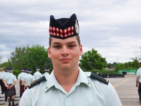 19-year-old Alex Dinnendahl from Windsor will be joining The Ceremonial Guard in Ottawa.