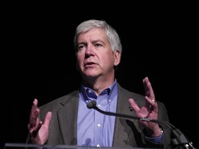 Michigan Gov.Rick Snyder won't say if he'd use the Detroit Port Authority to buy up Delray property, but it would be a brilliant strategy.