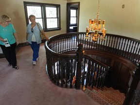People tour through the Low-Martin House which was opened to the public with funds going to the Canadian Cancer Society, Saturday, June 7, 2014.  (DAX MELMER/The Windsor Star)