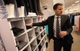 Sears CEO Doug Campbell tours the local Sears store in Windsor on Tuesday, June 10, 2014. (Tyler Brownbridge/The Windsor Star)
