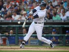 Victor Martinez was 2 for 2 as the Detroit Tigers host the Toronto Blue Jays at Comerica Park on June 3, 2014. (Dax Melmer/The Windsor Star)