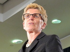 Premier Kathleen Wynne at a campaign event in Toronto on June 5, 2014. (Colin Perkel / The Canadian Press)