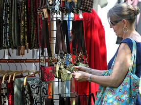 This year’s Art in the Park will feature more than 300 vendors of arts and crafts. (DAX MELMER / Windsor Star files)