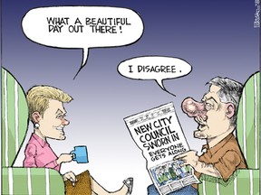 Mike Graston's Colour Cartoon For Saturday, July 05, 2014