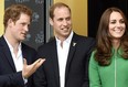 Prince William, Duchess Kate and Prince Harry are pictured on the podium at the end of the 190.5 km first stage of the 101st edition of the Tour de France.
CYCLING-FRA-GBR-TDF2014-ROYALS
Britain's Prince William, Duke of Cambridge (L), and Britain's Catherine, Duchess of Cambridge (C) take part in the ribbon-cutting ceremony as Britain's Christopher Froome (R) looks on before the start of the 190.5 km first stage of the 101st edition of the Tour de France cycling race on July 5, 2014 between Leeds and Harrogate, northern England. The 2014 Tour de France gets underway on July 5 in the streets of Leeds and ends on July 27 down the Champs-Elysees in Paris. AFP PHOTO / ERIC FEFERBERGERIC FEFERBERG/AFP/Getty Images
CYCLING-FRA-GBR-TDF2014-PODIUM-ROYALS
Prince William and Duchess Kate are pictured on the podium at the end of the 190.5 km first stage of the 101st edition of the Tour de France. Lionel Bonaventure, AFP/Getty Images.
The Duke & Duchess of Cambridge And Prince Harry Attend The Tour De France Grand Depart
Duchess Kate watches as Mark Cavendish falls from his bike near the finish line of Stage 1 of the Tour De France. Chris Jackson, WPA Pool/Getty Images.
The Duke & Duchess of Cambridge And Prince Harry Attend The Tour De France Grand Depart
Prince Harry, Prince William, and Catherine, Duchess of Cambridge walk along the street to celebrate the start of the Tour de France. Scott Heppell, WPA Pool/Getty Images.
The Duke & Duchess of Cambridge And Prince Harry Attend The Tour De France Grand Depart
Prince Harry, Prince William, and Catherine, Duchess of Cambridge walk along the street to celebrate the start of the Tour de France. Scott Heppell, WPA Pool/Getty Images.
The Duke & Duchess of Cambridge And Prince Harry Attend The Tour De France Grand Depart
Duchess Kate talks to Geraint Thomas of Team Sky as Mark Cavendish of Omega Pharma-Quick Step looks on before the start of the Tour de France on July 5, 2014 at West Tanfield, Yorkshire, England. Asadour Guzelian, WPA Pool/Getty Images.
The Duke & Duchess of Cambridge And Prince Harry Attend The Tour De France Grand Depart
Duchess Kate and Prince William watch riders at the finish line of Stage 1 of the Tour De France. Chris Jackson, WPA Pool/Getty Images.
The Duke & Duchess of Cambridge And Prince Harry Attend The Tour De France Grand Depart
William, Kate and Harry watch riders at the finish line. Chris Jackson, Getty Images.
The Duke & Duchess of Cambridge And Prince Harry Attend The Tour De France Grand Depart
Chris Jackson, Getty Images.
Kate Duchess of Cambridge, Prince William, Prince Harry
Chris Jackson, Pool/AP Photo.
Kate Duchess of Cambridge, Prince William, Prince Harry
Kate, Duchess of Cambridge, Prince William, Duke of Cambridge, rear, and Prince Harry watch as Mark Cavendish falls from his bike near the finish line of Stage 1 of the Tour De France. Chris Jackson, Pool/AP Photo.
CYCLING-FRA-GBR-TDF2014-ROYALS
Anna Gowthorpe, AFP/Getty Images.
CYCLING-FRA-GBR-TDF2014-ROYALS
Catherine, Duchess of Cambridge and Prince William, Duke of Cambridge arrive in West Tanfield, northern England on July 5 for the start of the Tour de France. Anna Gowthorpe, AFP/Getty Images.
The Duke & Duchess of Cambridge And Prince Harry Attend The Tour De France Grand Depart
Chris Jackson, Getty Images.
The Duke & Duchess of Cambridge And Prince Harry Attend The Tour De France Grand Depart
Catherine, Duchess of Cambridge waves as she leaves the finish line of stage one of the Tour De France. Chris Jackson, Pool/AP Photo.
The Duke & Duchess of Cambridge And Prince Harry Attend The Tour De France Grand Depart
Prince Harry, Prince William and Catherine, Duchess of Cambridge watch riders at the finish line of Stage 1. Chris Jackson, WPA Pool/Getty Images.
Kate Duchess of Cambridge, Prince William, Prince Harry
Kate, Duchess of Cambridge, Prince William and Prince Harry, right, watch for riders approaching the finish line. Chris Jackson, Pool/AP Photo.
The Duke & Duchess of Cambridge And Prince Harry Attend The Tour De France Grand Depart
Anna Gowthorpe, WPA Pool/Getty Images.
The Duke & Duchess of Cambridge And Prince Harry Attend The Tour De France Grand Depart
Prince Harry smiles prior the start of the Tour de France. Anna Gowthorpe, WPA Pool/Getty Images.
The Duke & Duchess of Cambridge And Prince Harry Attend The Tour De France Grand Depart
Chris Jackson, WPA Pool/Getty Images.
The Duke & Duchess of Cambridge And Prince Harry Attend The Tour De France Grand Depart
Chris Jackson, WPA Pool/Getty Images.
The Duke & Duchess of Cambridge And Prince Harry Attend The Tour De France Grand Depart
Chris Jackson, WPA Pool/Getty Images.
The Duke & Duchess of Cambridge And Prince Harry Attend The Tour De France Grand Depart
Chris Jackson, WPA Pool/Getty Images.
The Duke & Duchess of Cambridge And Prince Harry Attend The Tour De France Grand Depart
Prince William and Duchess Kate share a laugh on the podium at the finish line of Stage 1. Chris Jackson, WPA Pool/Getty Images.