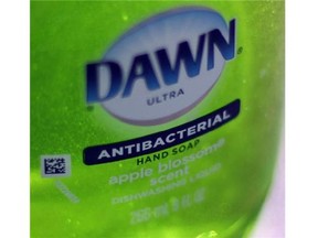 bottle of Dawn Ultra antibacterial soap in a kitchen in Chicago on April 30, 2013. THE CANADIAN PRESS/AP, Kiichiro Sato