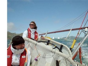 Eric Holden sails in San Francisco Bay in an undated handout photo released on Thursday July 10, 2014. THE CANADIAN PRESS