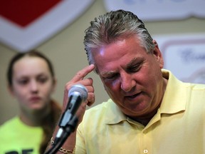 Ken Lewenza, former head of CAW Canada (now Unifor), longtime president of CAW Local 444 (now Unifor) and former shop-floor steward at Chrysler's Windsor Assembly Plant, is still considering a run for mayor's chair in Windsor, Monday July 14, 2014. Lewenza says his mind is saying yes, but his heart is saying take some more time. (NICK BRANCACCIO/The Windsor Star)