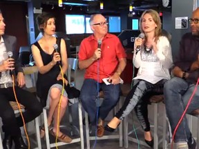 Jeremy Rigsby. Oona Mosna, Ted Shaw, Julian Revin and Kevin Everson talk about the 20th Media City Film Festival in The Windsor Star News Cafe on July 4, 2014.