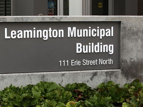 The Leamington municipal building is pictured on July 23, 2014. (NICK BRANCACCIO/The Windsor Star)