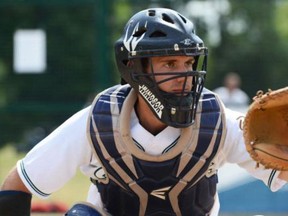 Michael Ferrato is a catcher with the Irish national baseball team. (Baseball Ireland photo)