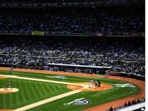 Yankee Stadium in New York City.
(Michael Heiman/Getty Images)