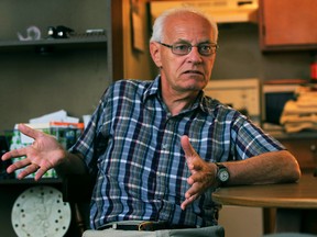 Leonard DePalma a longtime resident at the 920 Ouellette Ave. apartment complex is shown Wednesday, July 16, 2014, in his unit. He is disturbed by the alleged criminal activities going on in the building.   (DAN JANISSE/The Windsor Star)