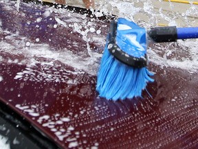 A car gets washed in Windsor. (Windsor Star files)