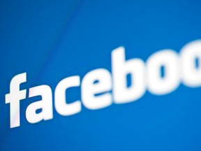 The Facebook logo is shown at an event in Washington, D.C. in this 2012 file photo. (Brendan Smialowski / AFP)