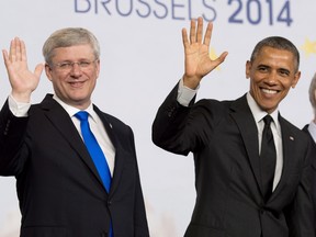 It was all about diplomacy when U.S. President Barack Obama met with Prime Minister Stephen Harper at the G7 meeting last week. So why doesn't the president pull out a pen and write a cheque for the customs plaza in Detroit?   THE CANADIAN PRESS/Adrian Wyld