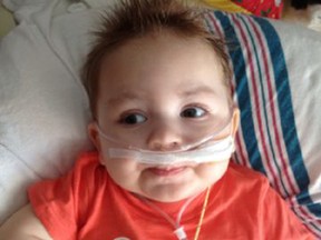 There will be a fundraiser for 18-month-old Theodore Zelek on July 26, 2014. (Courtesy of Zelek family)