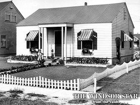 The front view of the A. Dittmer home at 2194 Parent Ave. is pictured on July 26, 1946. (FILES/The Windsor Star)
