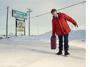Martin Freeman as Lester Nygaard is shown in a scene from the new television show "Fargo." "Fargo," the moody Calgary-shot FX was nominated for a whopping 18 Emmy awards on Monday night.
