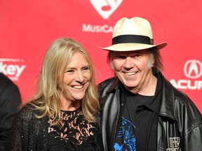 Musician Neil Young filed for divorce from his wife Pegi Young on July 29, 2014 in San Mateo County, California. The couple have been married for almost 37 years. (Photo by Kevin Winter/Getty Images For The Recording Academy)