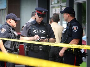 Windsor police are investigating after a man fell off a roof in downtown Windsor. (TwitPic: Dax Melmer)