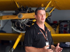 Phil Roberts, Windsor Airport director of operations is partnering with the proposed Kids with Cancer Take Flight event scheduled for September 6-7. But the event is in jeopardy due to lack of funding Monday August 25, 2014. (NICK BRANCACCIO/The Windsor Star)