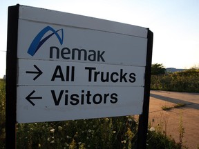 The former Nemak Plant on Cantelon Drive is being dismantled for scrap, but a portion of the property to the north end is part of a redevelopment proposal.  (NICK BRANCACCIO/The Windsor Star)