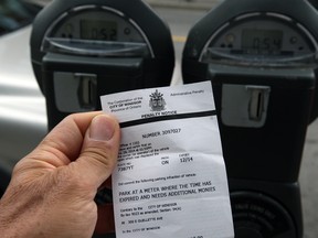 Windsor, ON. July 29, 2014. Generic shot of City of Windsor parking ticket July 29, 2014 -- (NICK BRANCACCIO/The Windsor Star)