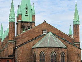 Assumption Church, an historic landmark, is pictured Friday, August 29, 2014.   (DAX MELMER/The Windsor Star)