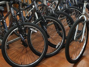 Bicycles are shown in this 2009 file photo. (Dan Janisse / The Windsor Star)